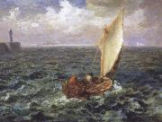 Jean Francois Millet Fishing Boat oil painting